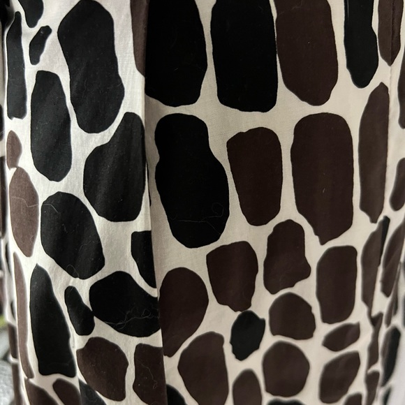 Trina Turk Giraffe Print A-Line Midi Stretch Skirt Size 4 - Picture 6 of 9